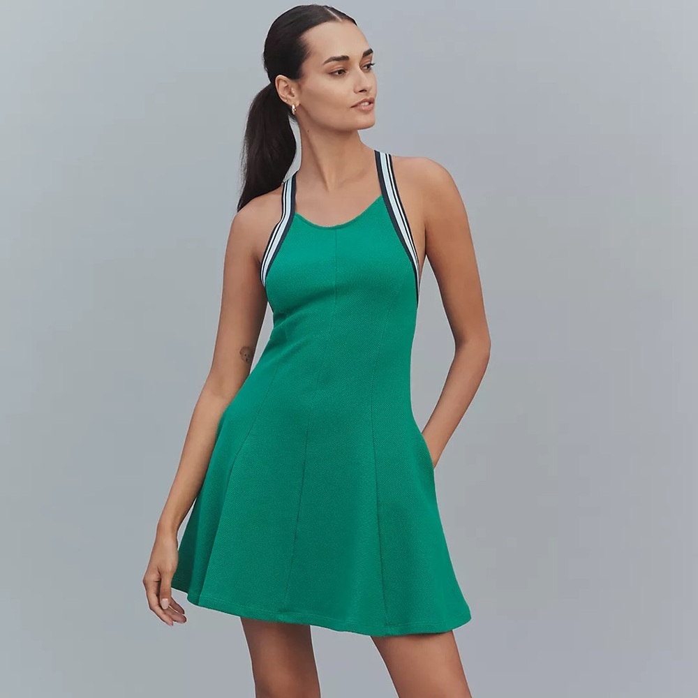 NWT! Anthropologie Daily Practice Crisscross-Back Swing Mini Dress - Medium